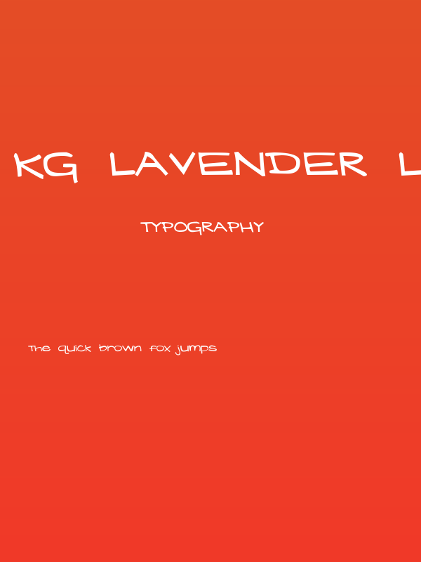 KG Lavender Lime Poster