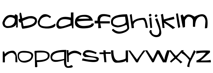 KG Lavender Lime Font LOWERCASE