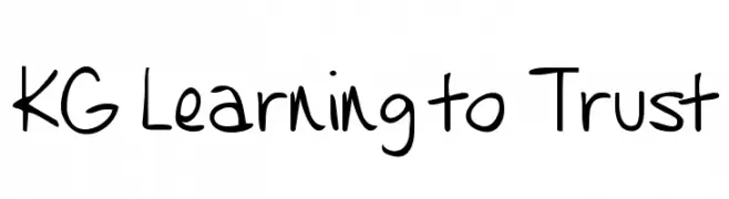 KG Learning to Trust  تنزيل الخطوط