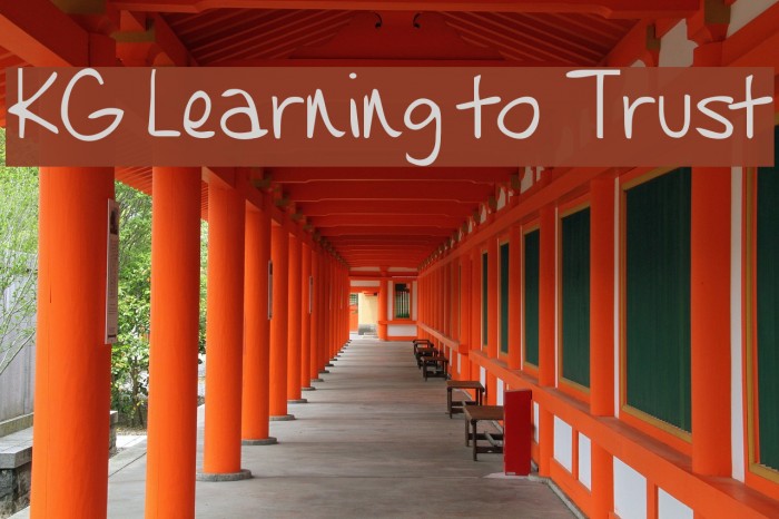 KG Learning to Trust Font examples