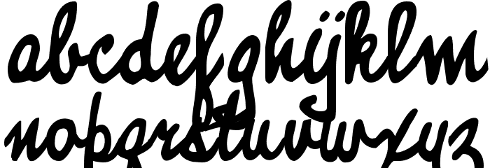KG Legacy of Virtue Font LOWERCASE