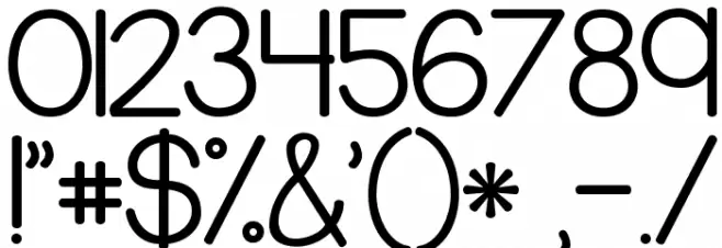 KG Lego House Font OTHER CHARS