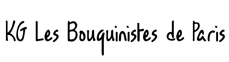 KG Les Bouquinistes de Paris  Descarca Fonturi Gratis