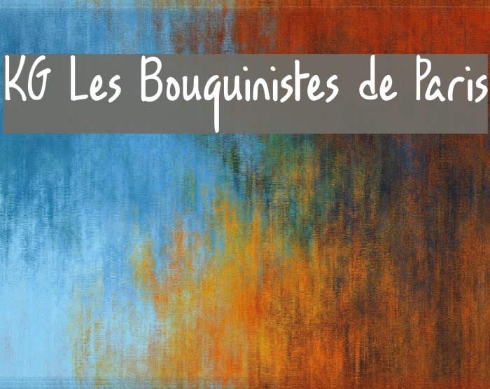 KG Les Bouquinistes de Paris Example 1
