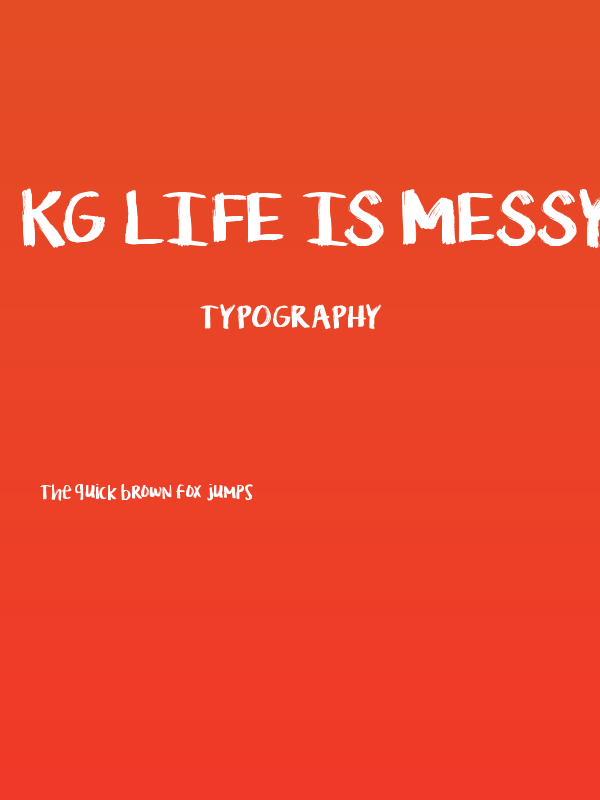 KG Life is Messy Poster