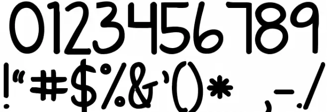 KG Like A Skyscraper Bold Font OTHER CHARS