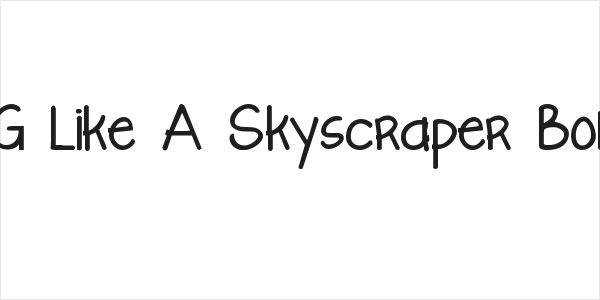 KG Like A Skyscraper Bold Logo