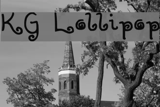 KG Lollipop Font examples