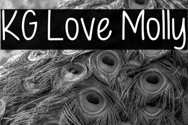 KG Love Molly Font examples