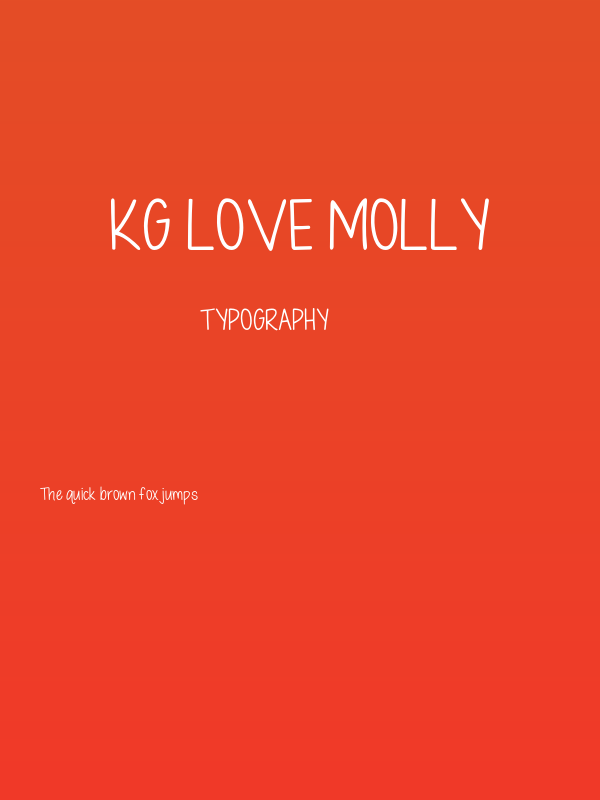 KG Love Molly Poster