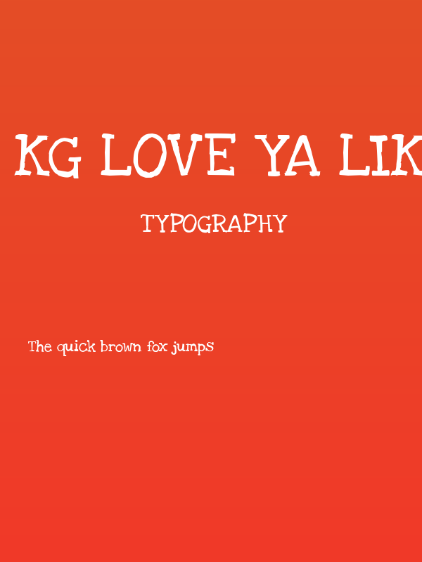 KG Love Ya Like A Sister Solid Poster