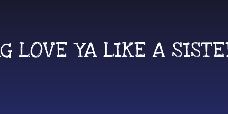 KG Love Ya Like A Sister Social Header
