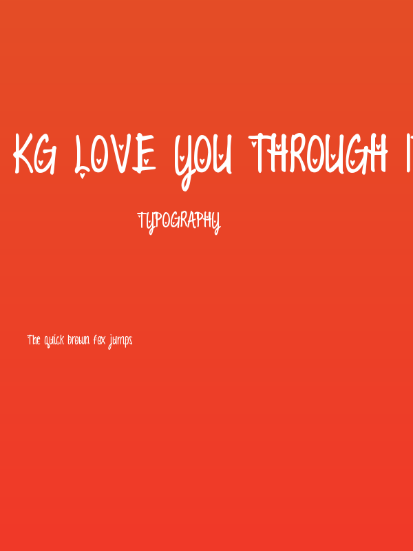KG Love You Through It 2 Poster