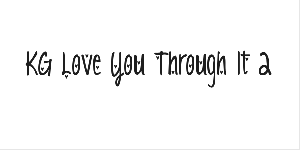 KG Love You Through It 2 Logo