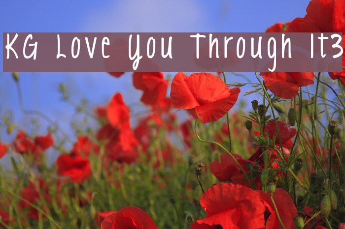 KG Love You Through It3 Example 2