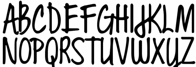 KG Love You Through It Schriftart Groß