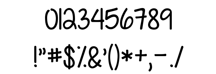 KG Love is LOVE is love Font OTHER CHARS