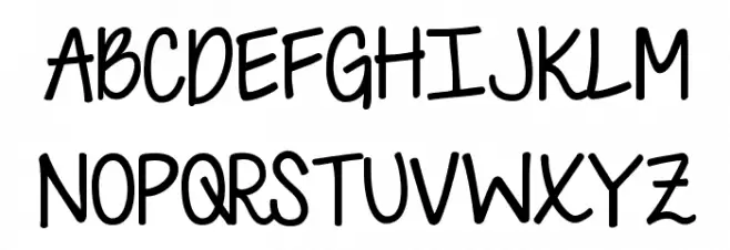 KG Love is LOVE is love Schriftart Groß