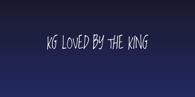 KG Loved by the King Social Header