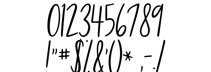 KG Lovin On Me Normal Font OTHER CHARS