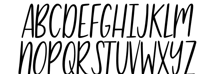 KG Lovin On Me Normal Font UPPERCASE