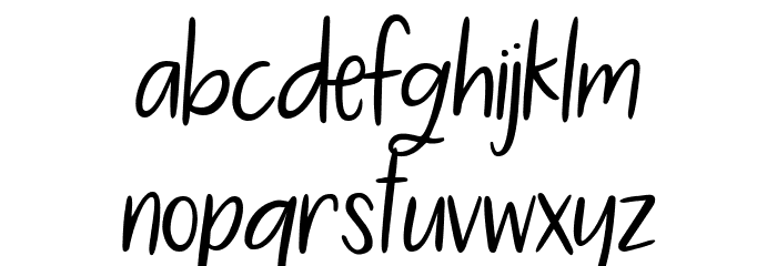 KG Lovin On Me Normal Font LOWERCASE