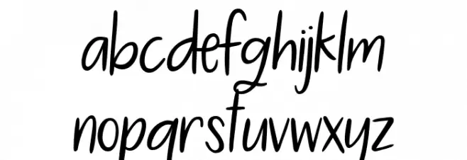 KG Lovin On Me Normal Font LOWERCASE
