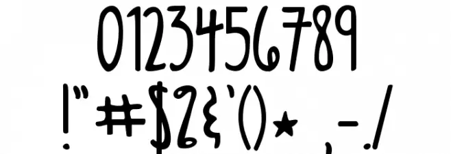 KG Luck of the Irish Font OTHER CHARS