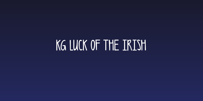KG Luck of the Irish Social Header