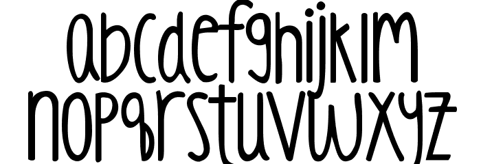 KG Luck of the Irish Font LOWERCASE