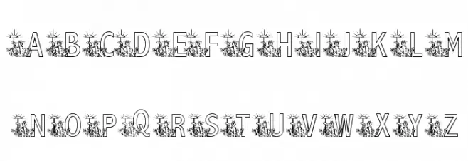 KG MEOW2 字体 大写