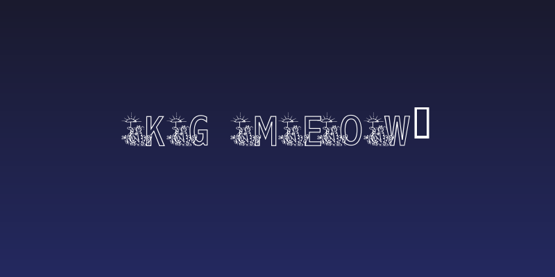 KG MEOW2 Social Header