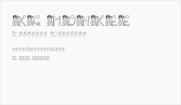 KG MONKEE Business Card