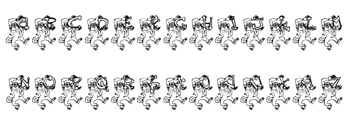 KG MONKEE Font LOWERCASE