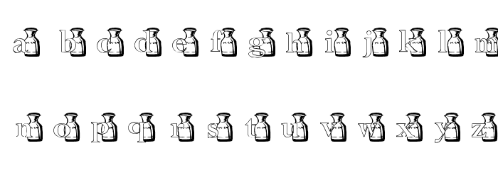 KG MOO Font LOWERCASE