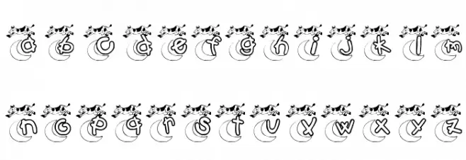 KG MOTHERGOOSE Fuentes MINÚSCULAS