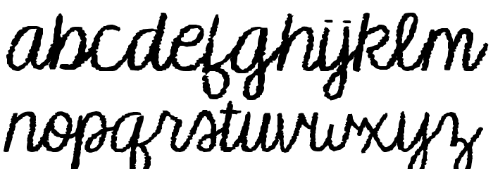 KG Makes You Stronger Font LOWERCASE