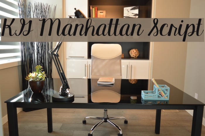 KG Manhattan Script Font examples