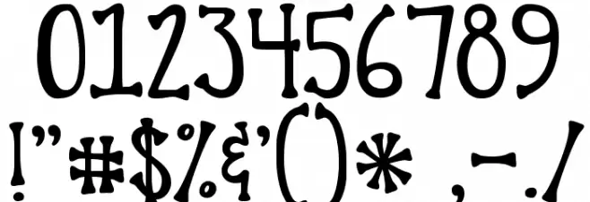 KG Melonheadz Font OTHER CHARS