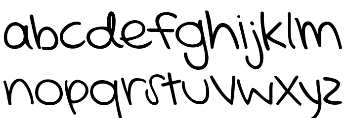 KG Mercy in the Morning Font LOWERCASE