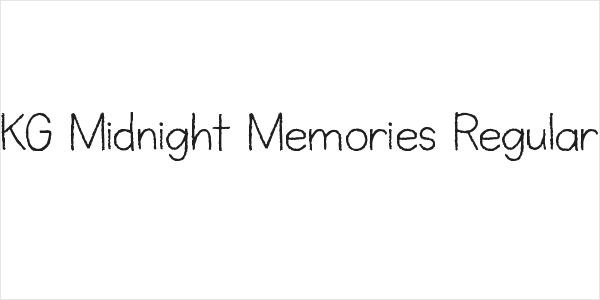 KG Midnight Memories Regular Logo