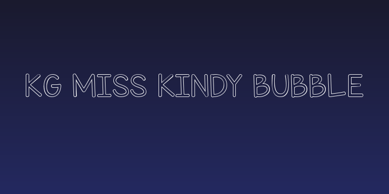 KG Miss Kindy Bubble Social Header