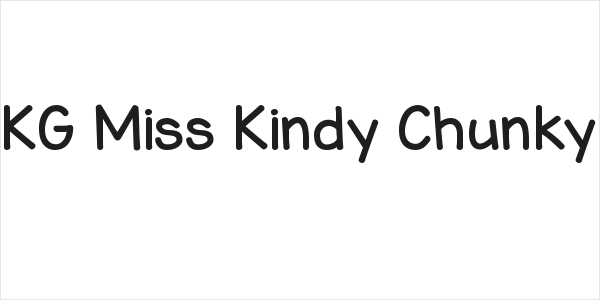 KG Miss Kindy Chunky Logo