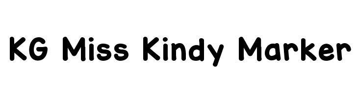 KG Miss Kindy Marker  Fuentes Gratis Descargar