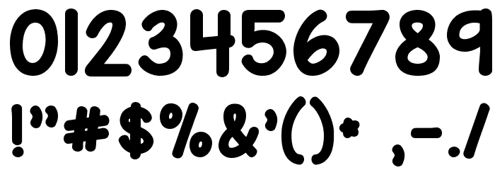 KG Miss Kindy Marker Font Alte caractere