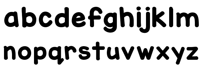 KG Miss Kindy Marker Font Litere mici