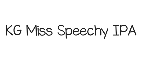KG Miss Speechy IPA Logo