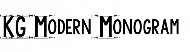 KG Modern Monogram  لخطوط تنزيل