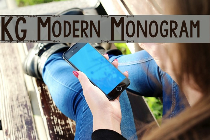 KG Modern Monogram Example 3
