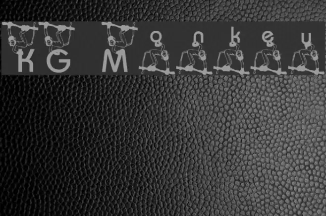 KG Monkey Font examples